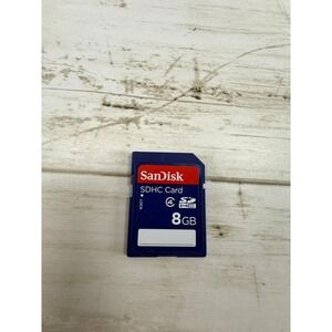 SanDisk 8GB SDHC Memory Card Class 4 Blue SDSDB-008G-B35 Flash Memory Card